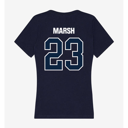 UNF - NCAA Beach Volleyball : Molly Marsh - Women's V-Neck T-Shirt-1