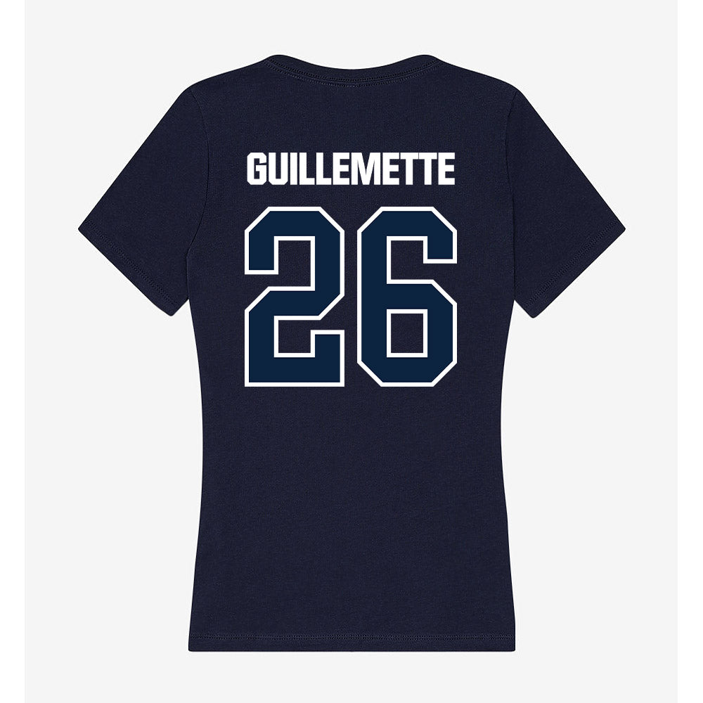 UNF - NCAA Women's Soccer : Morgan Guillemette - Women's V-Neck T-Shirt-1