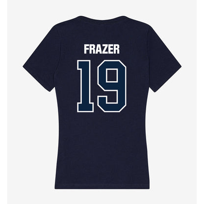 UNF - NCAA Women's Soccer : Sarah Frazer - Women's V-Neck T-Shirt-1