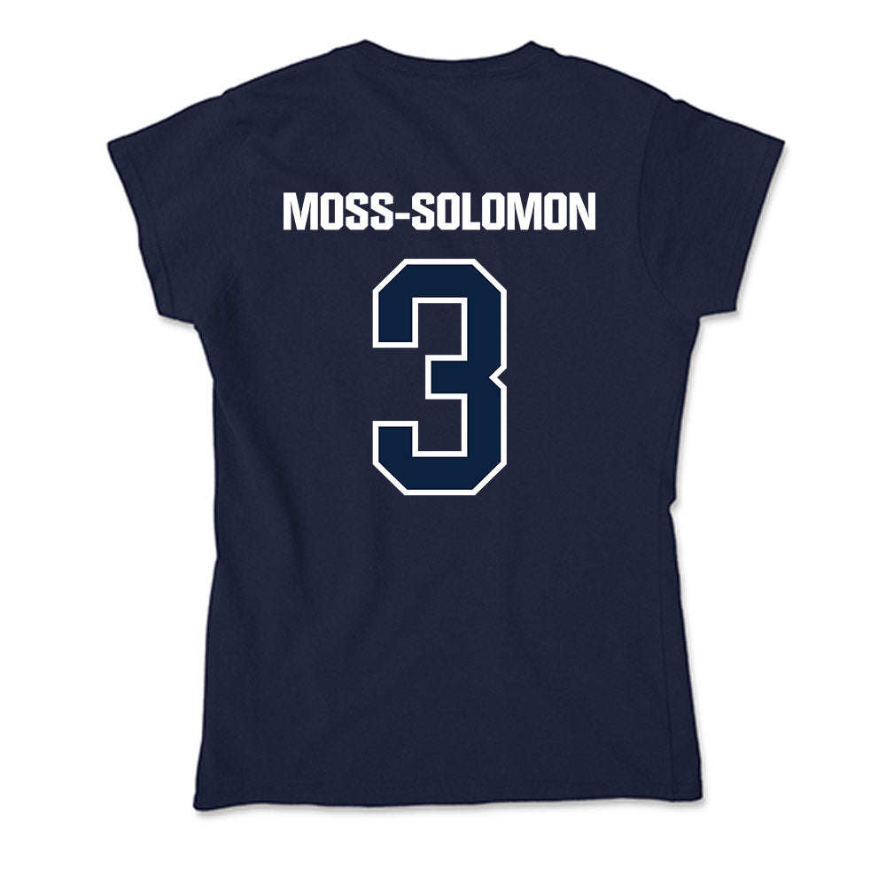 UNF - NCAA Men's Soccer : Jonathan Moss-Solomon - Soft Style Women’s T-Shirt-1