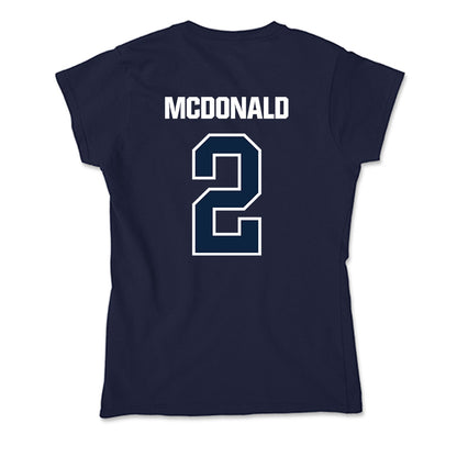 UNF - NCAA Women's Volleyball : Leah McDonald - Soft Style Women’s T-Shirt-1
