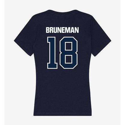 UNF - NCAA Softball : Addyson Bruneman - Women's V-Neck T-Shirt-1