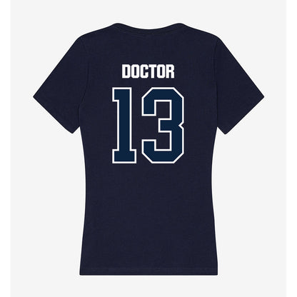UNF - NCAA Women's Volleyball : Kaili Doctor - Women's V-Neck T-Shirt-1