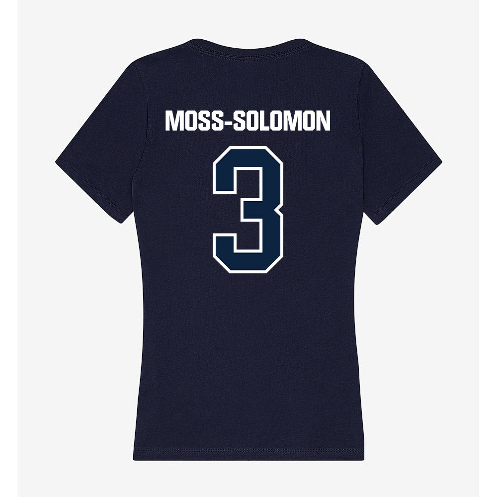 UNF - NCAA Men's Soccer : Jonathan Moss-Solomon - Women's V-Neck T-Shirt-1