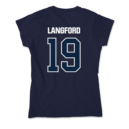 UNF - NCAA Softball : Hallie Langford - Soft Style Women’s T-Shirt-1