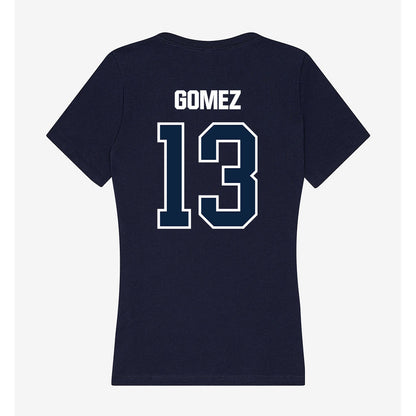 UNF - NCAA Baseball : Gialdri Gomez - Women's V-Neck T-Shirt-1