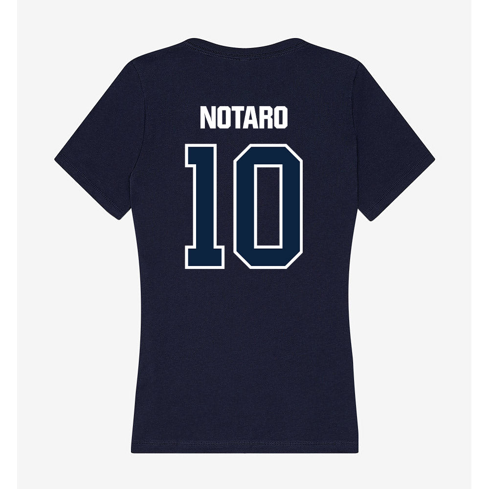 UNF - NCAA Beach Volleyball : Sophia Notaro - Women's V-Neck T-Shirt-1