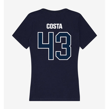 UNF - NCAA Baseball : John Costa - Women's V-Neck T-Shirt-1