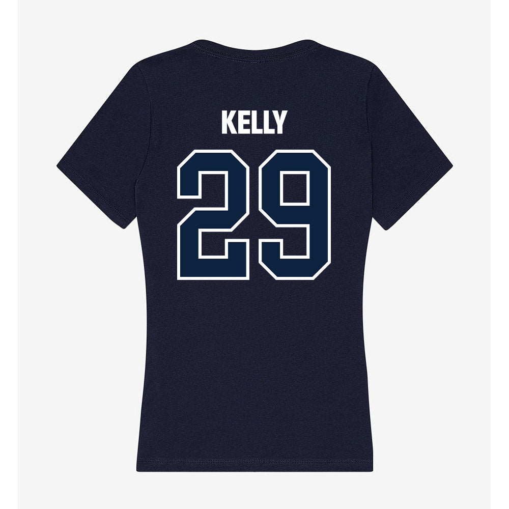 UNF - NCAA Women's Soccer : Emma Kelly - Women's V-Neck T-Shirt-1