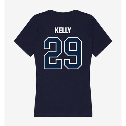 UNF - NCAA Women's Soccer : Emma Kelly - Women's V-Neck T-Shirt-1