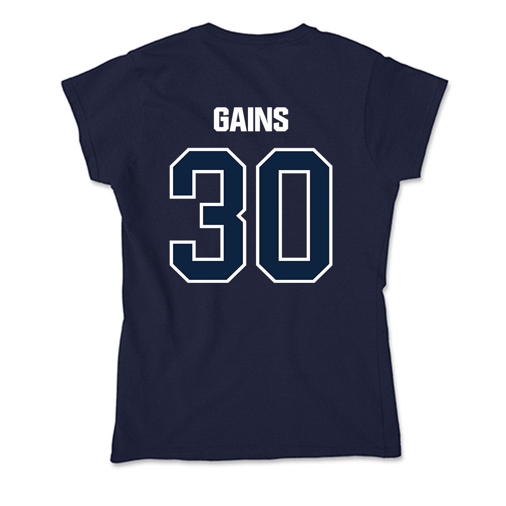UNF - NCAA Men's Soccer : Austin Gains - Soft Style Women’s T-Shirt-1
