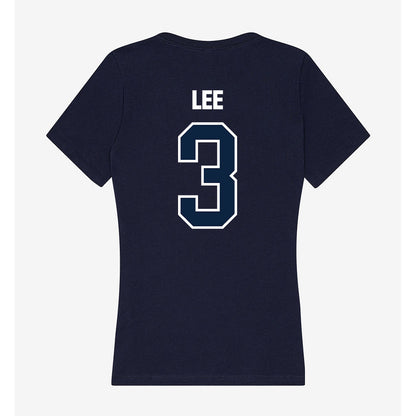 UNF - NCAA Men's Basketball : Mason Lee - Women's V-Neck T-Shirt-1
