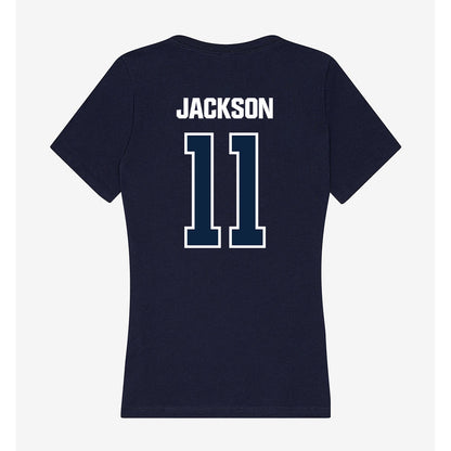 UNF - NCAA Men's Basketball : Kent Jackson - Women's V-Neck T-Shirt-1
