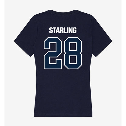UNF - NCAA Baseball : Zane Starling - Women's V-Neck T-Shirt-1