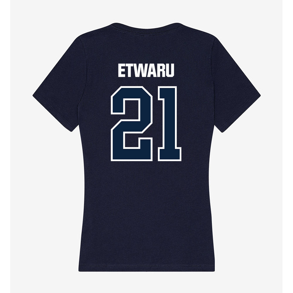 UNF - NCAA Baseball : Kieran Etwaru - Women's V-Neck T-Shirt-1