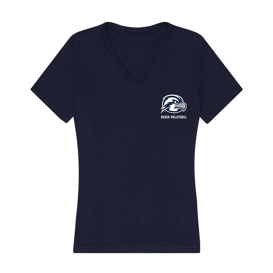 UNF - NCAA Beach Volleyball : Ally Bunch - Women's V-Neck T-Shirt-0