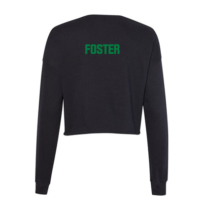 North Texas - NCAA Women's Track & Field : Fabrienne Foster - Women's Cropped Crew Fleece-1