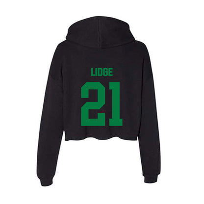 North Texas - NCAA Women's Basketball : Tionna Lidge - Women's Crop Fleece Hoodie-1