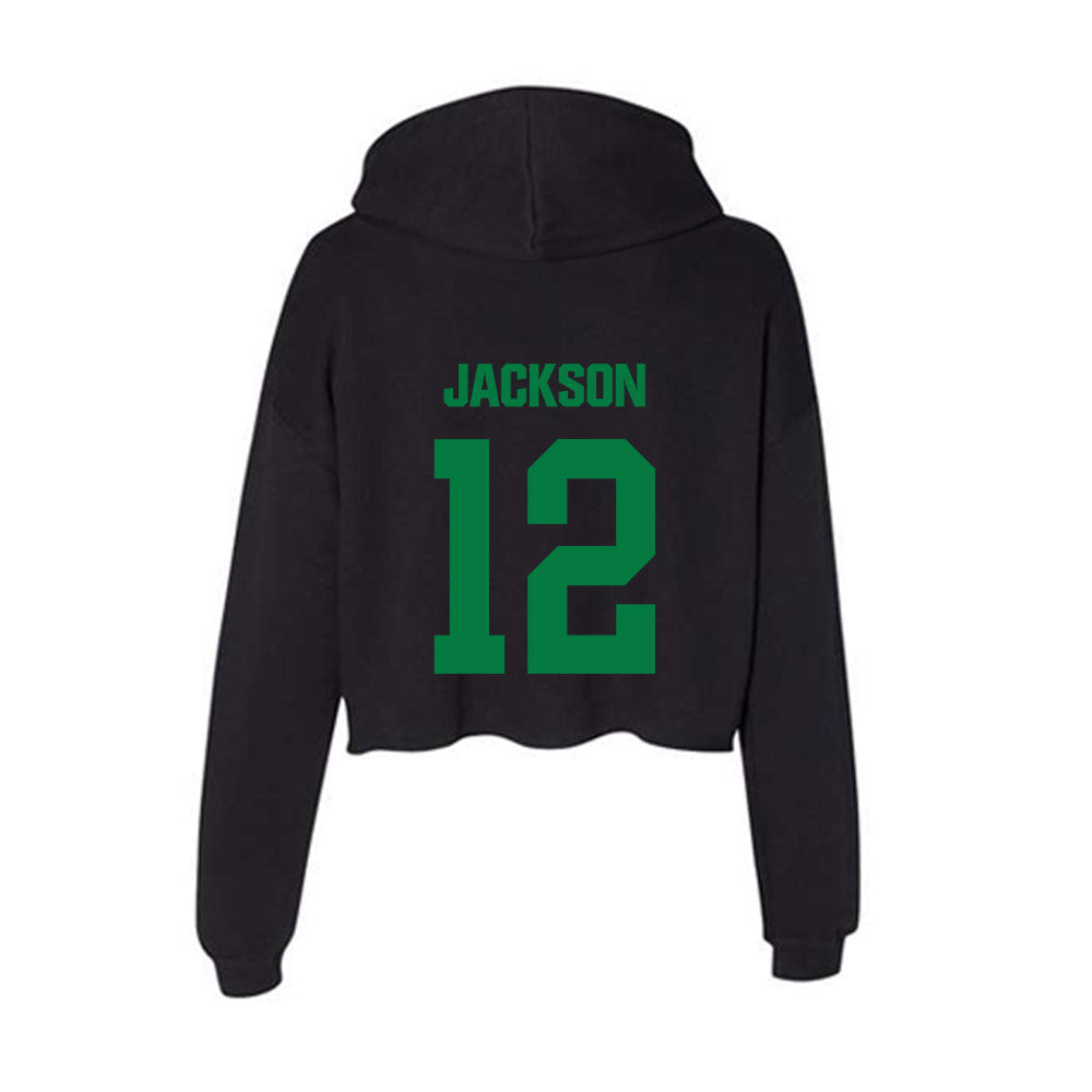 North Texas - NCAA Women's Volleyball : Jahniya Jackson - Women's Crop Fleece Hoodie-1