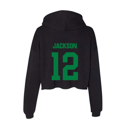 North Texas - NCAA Women's Volleyball : Jahniya Jackson - Women's Crop Fleece Hoodie-1