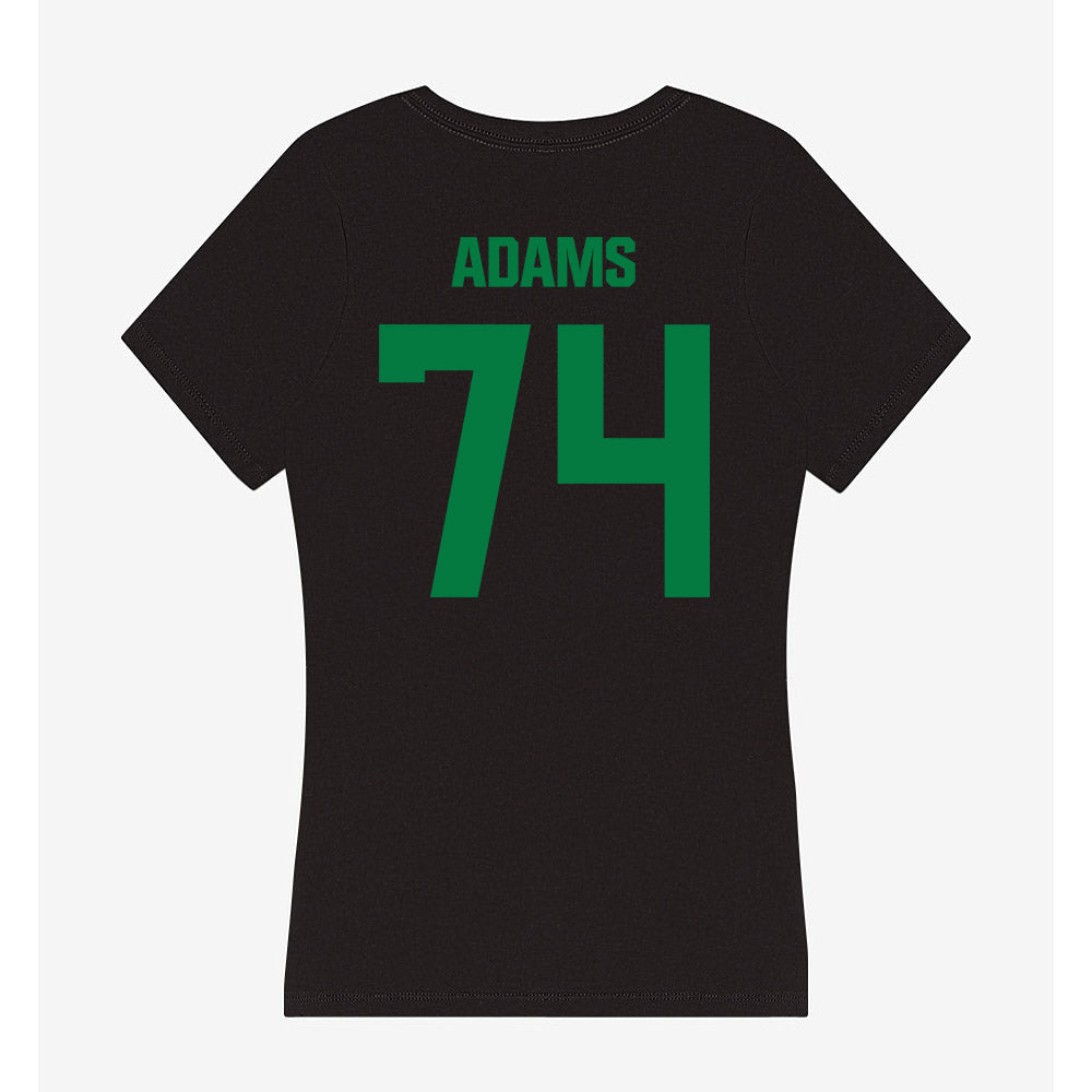 North Texas - NCAA Football : Francisco Adams - Women's V-Neck T-Shirt-1