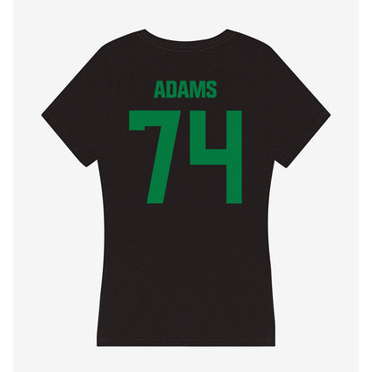 North Texas - NCAA Football : Francisco Adams - Women's V-Neck T-Shirt-1