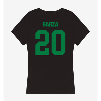 North Texas - NCAA Football : Bryce Garza - Women's V-Neck T-Shirt-1