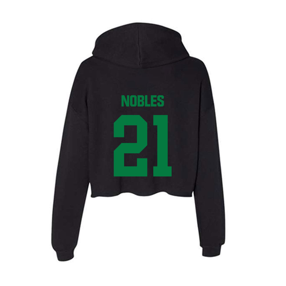 North Texas - NCAA Softball : Laila Nobles - Women's Crop Fleece Hoodie-1