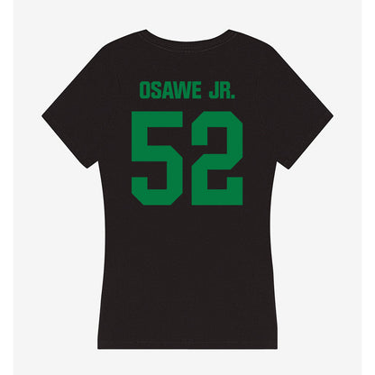 North Texas - NCAA Football : Courage Osawe Jr. - Women's V-Neck T-Shirt-1