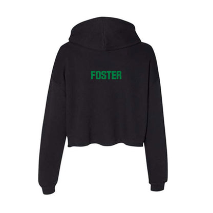 North Texas - NCAA Women's Track & Field : Fabrienne Foster - Women's Crop Fleece Hoodie-1