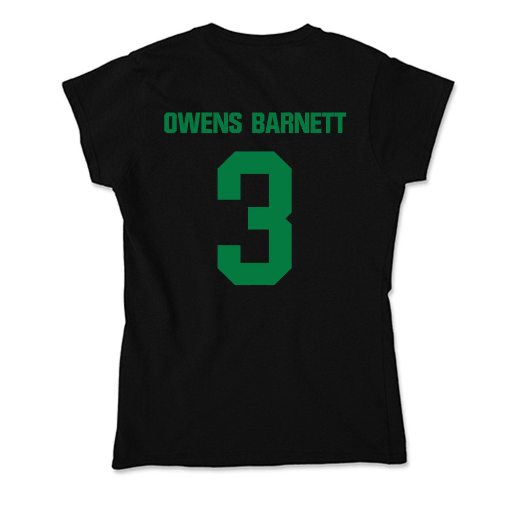 North Texas - NCAA Women's Basketball : Jazzy Owens Barnett - Soft Style Women’s T-Shirt-1