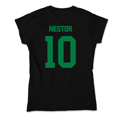 North Texas - NCAA Women's Basketball : Megan Nestor - Soft Style Women’s T-Shirt-1