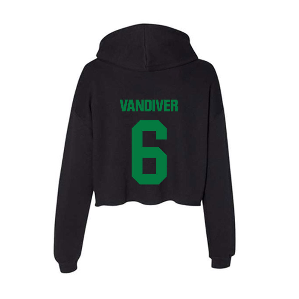 North Texas - NCAA Women's Soccer : Lillian Vandiver - Women's Crop Fleece Hoodie-1