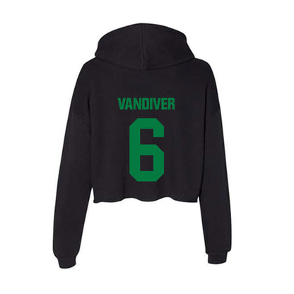 North Texas - NCAA Women's Soccer : Lillian Vandiver - Women's Crop Fleece Hoodie-1