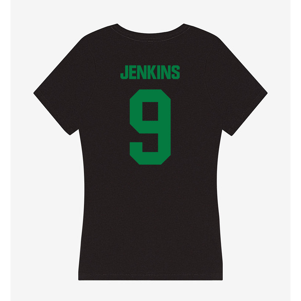 North Texas - NCAA Football : Cameren Jenkins - Women's V-Neck T-Shirt-1