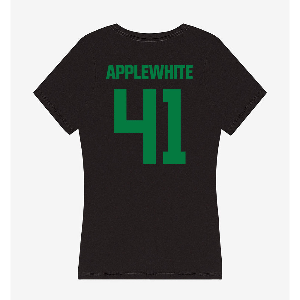 North Texas - NCAA Football : Cason Applewhite - Women's V-Neck T-Shirt-1
