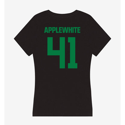 North Texas - NCAA Football : Cason Applewhite - Women's V-Neck T-Shirt-1