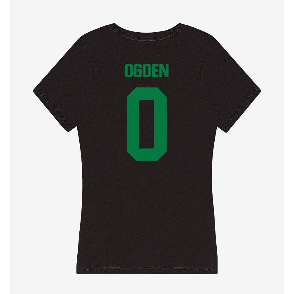 North Texas - NCAA Women's Soccer : Maddie Ogden - Women's V-Neck T-Shirt-1