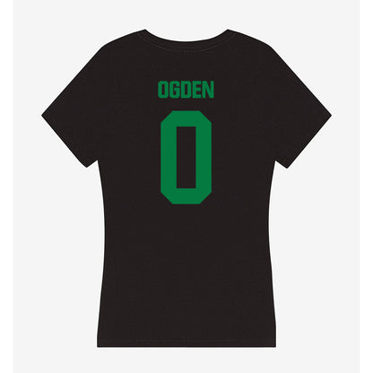 North Texas - NCAA Women's Soccer : Maddie Ogden - Women's V-Neck T-Shirt-1