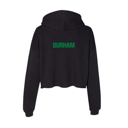 North Texas - NCAA Men's Track & Field : Jeremiah Durham - Women's Crop Fleece Hoodie-1