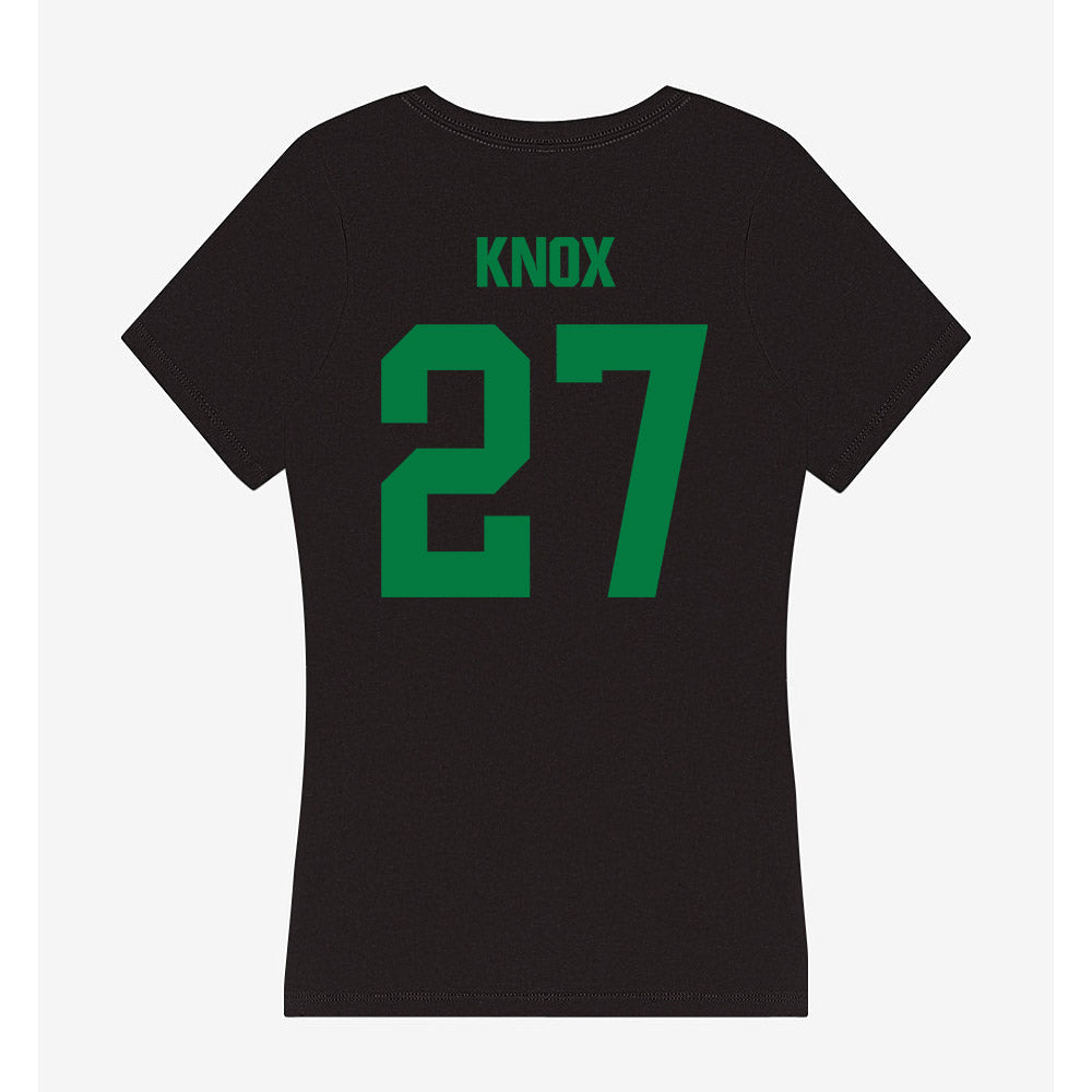 North Texas - NCAA Football : Julian Knox - Women's V-Neck T-Shirt-1