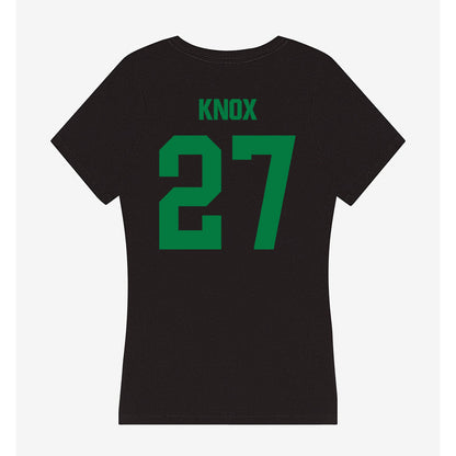 North Texas - NCAA Football : Julian Knox - Women's V-Neck T-Shirt-1