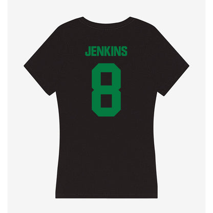 North Texas - NCAA Football : Caden Jenkins - Women's V-Neck T-Shirt-1