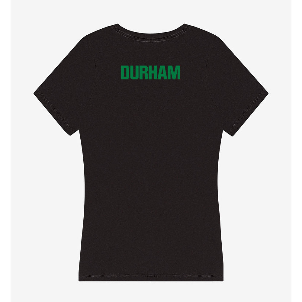 North Texas - NCAA Men's Track & Field : Jeremiah Durham - Women's V-Neck T-Shirt-1