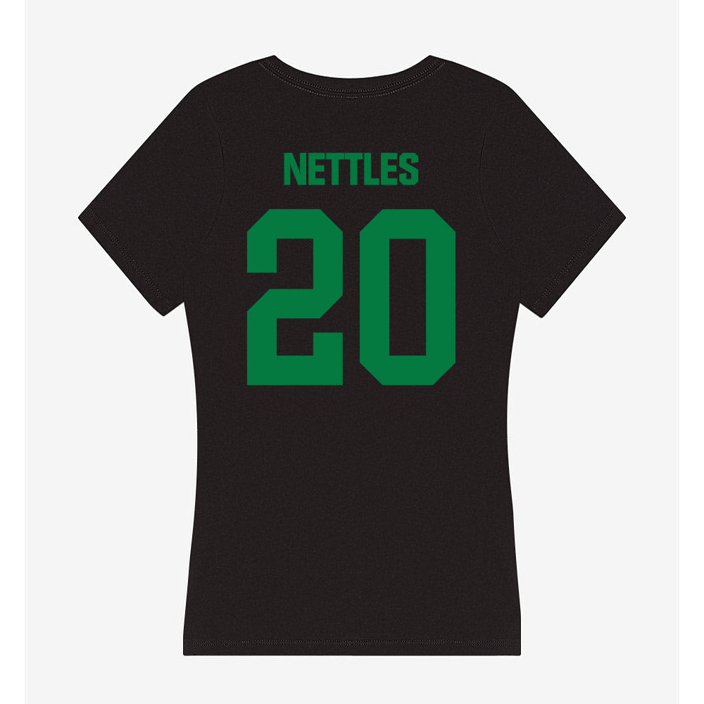 North Texas - NCAA Football : Adarion Nettles - Women's V-Neck T-Shirt-1
