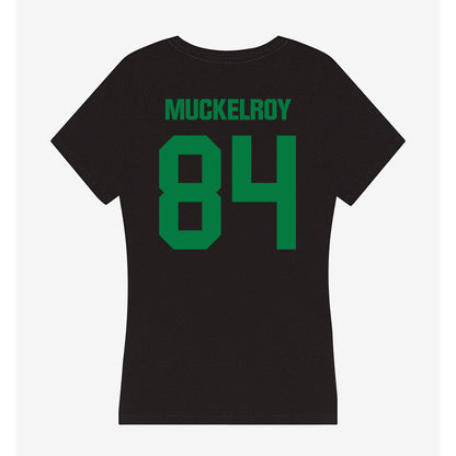 North Texas - NCAA Football : Jackson Muckelroy - Women's V-Neck T-Shirt-1
