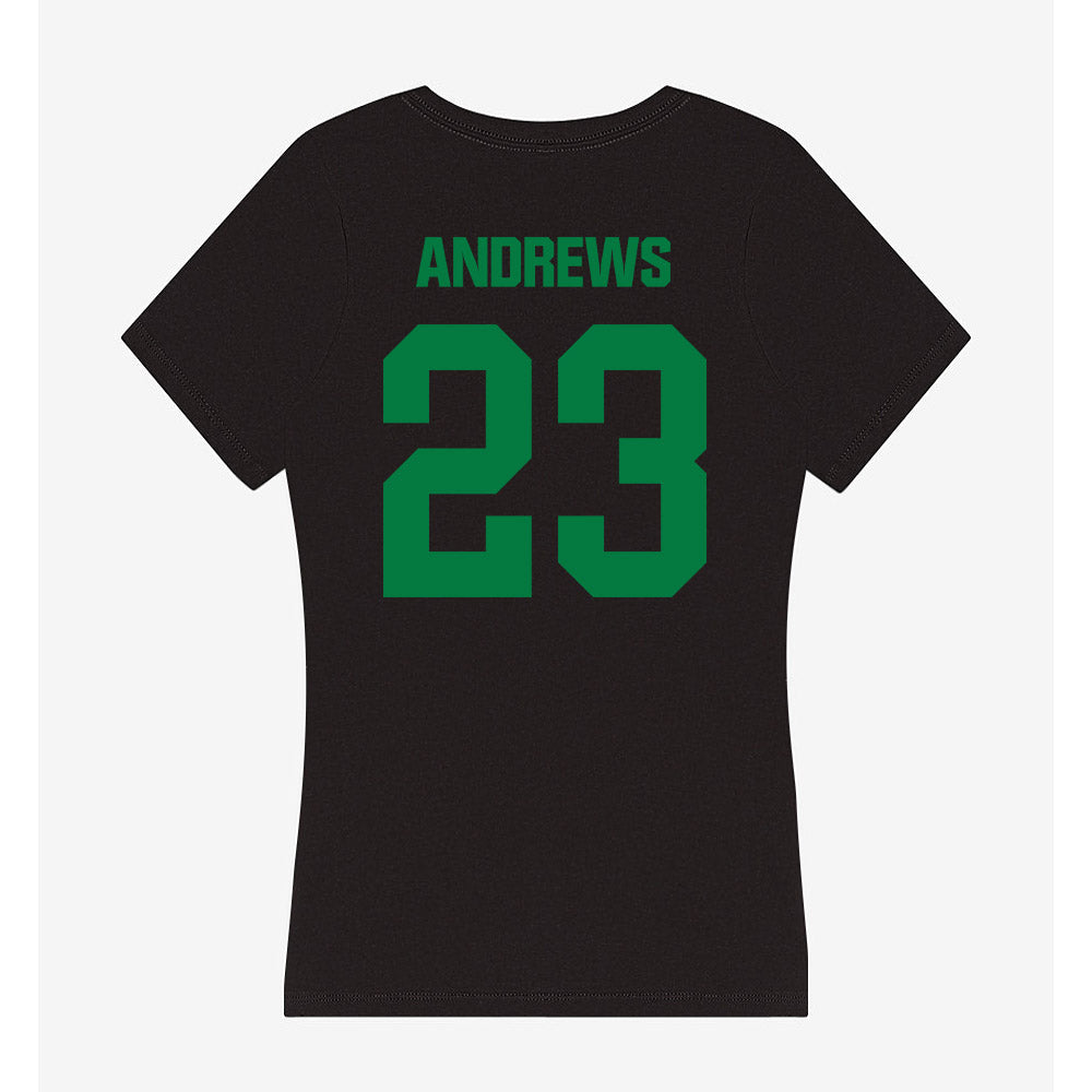 North Texas - NCAA Softball : Elizabeth Andrews - Women's V-Neck T-Shirt-1