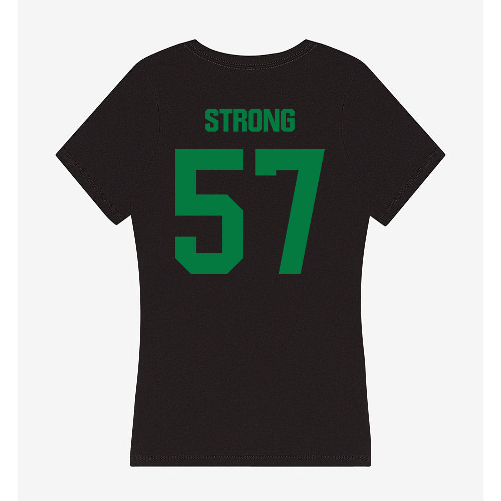 North Texas - NCAA Football : Chandler Strong - Women's V-Neck T-Shirt-1