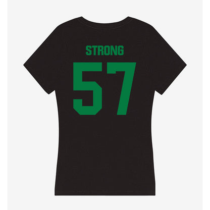 North Texas - NCAA Football : Chandler Strong - Women's V-Neck T-Shirt-1