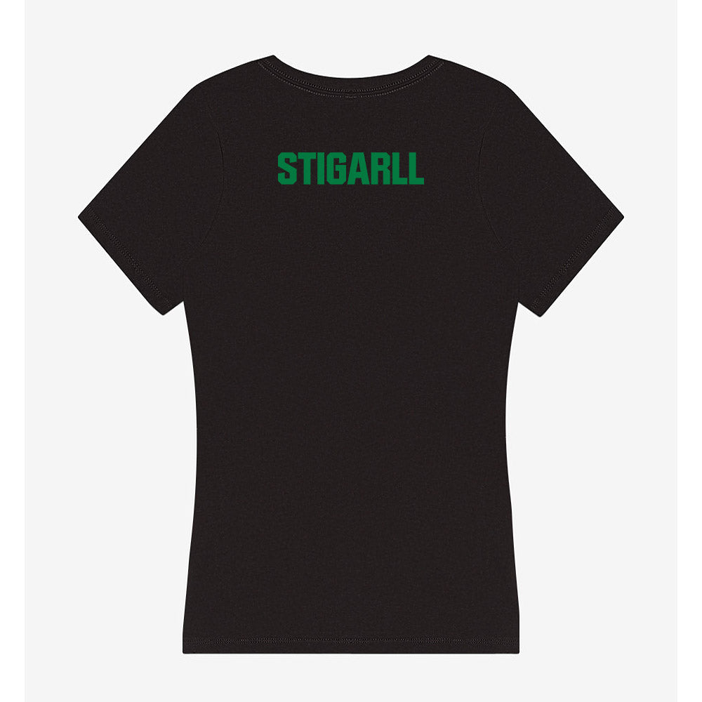 North Texas - NCAA Women's Track & Field : Allison Stigarll - Women's V-Neck T-Shirt-1